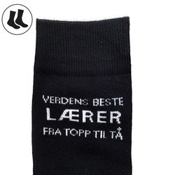 Verdens beste lærer herrestrømper  - Happystar