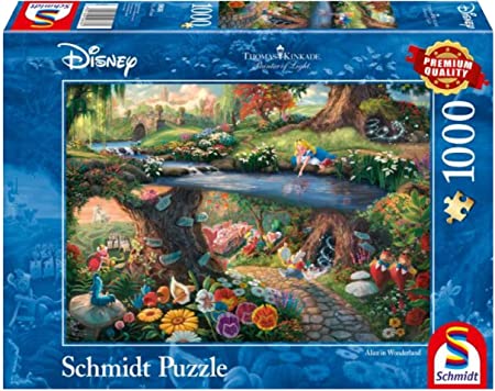 Schmidt puslespel 1000 Disney Alice in Wonderland   Alice in Wonderland - Schmidt