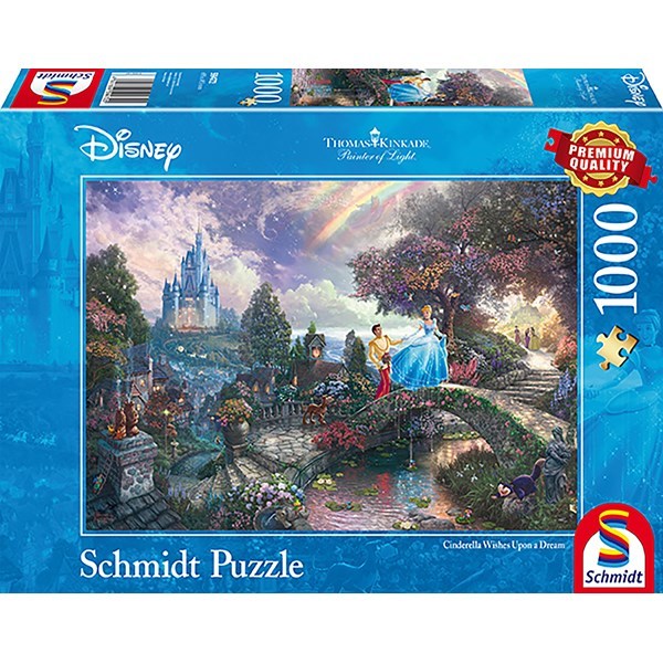 Schmidt puslespel 1000 Disney Cinderella Cinderella - Schmidt