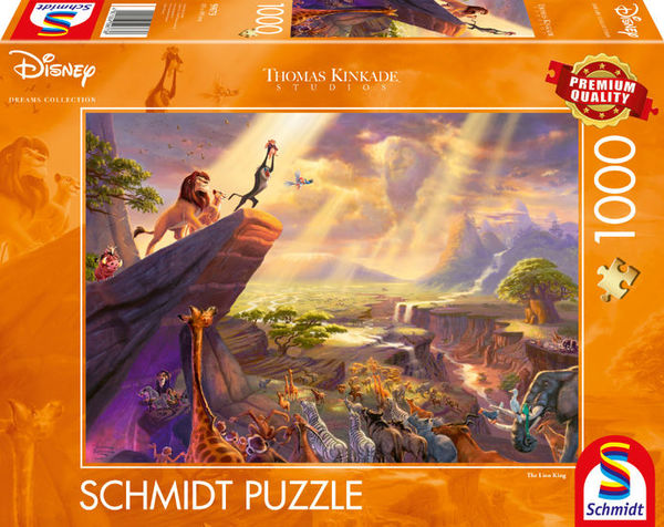 Schmidt puslespel 1000 Disney The Lion King   1000 bitar - Schmidt