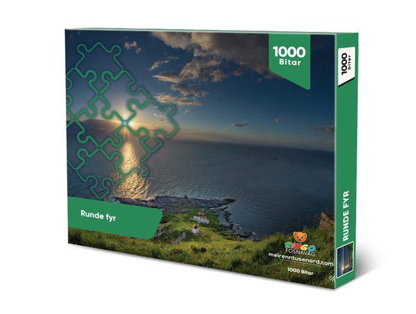 Lokalt puslespel Runde Fyr 1000 bitar  Runde Fyr - Salg