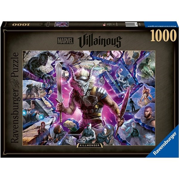 Ravensburger puslespel 1000 Villainous killmonger  1000 bitar - Salg