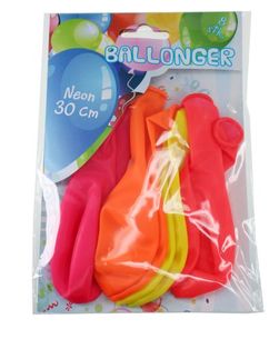 Ballongar 8pk Neon neon - Tinka