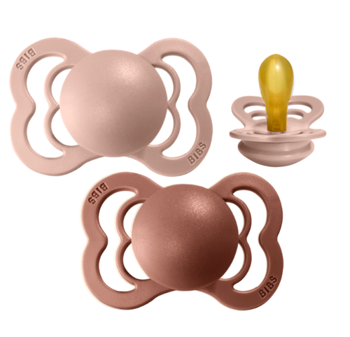 Bibs Supreme 2 PACK Woodchuck/Blush - 2 / Natural Rubber Latex Latex - Bibs