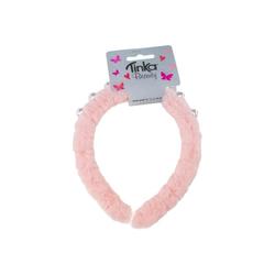 HÅRBØYLE ROSA PLYSJ M/PERLER TINKA BEAUTY Lyse rosa med perler - Tinka