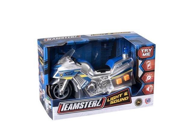 Teamsterz MOTORSYKKEL 15CM M/LYD OG LYS Motorsykkel - Teamsterz