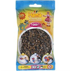 Hama Midi Beads 1000 pcs Brown 207-12 207-12 - hama