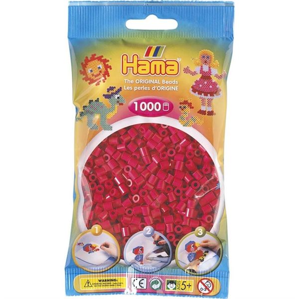 Hama Midi Beads 1000 pcs Claret 207-29 207-29 - hama