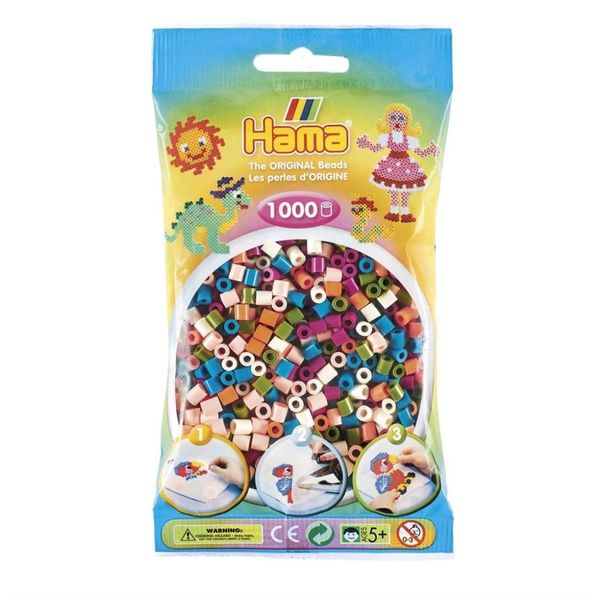 Hama Midi Beads 1000 pcs Mix 207-58 207-56 - hama