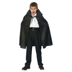 Dracula Cape 122-134 cm Kappe - Halloween
