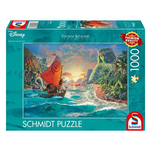 Schmidt puslespill 1000 Thomas Kinkade: Disney Vaiana Moana Vaiana - Schmidt