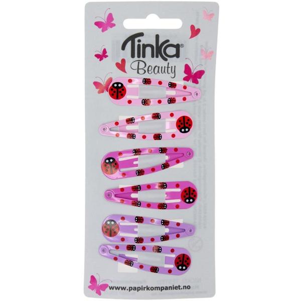 HÅRKLIPS MARIHØNE 6 STK TINKA BEAUTY Marihøne - Tinka