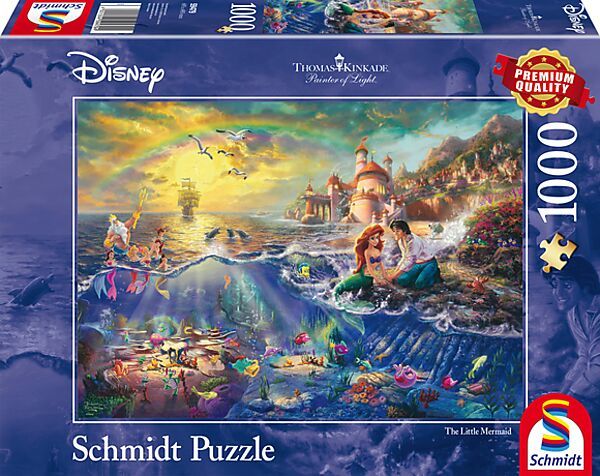 Thomas Kinkade: Disney - The Little Mermaid Ariel  The little Mermaid Ariel - Schmidt