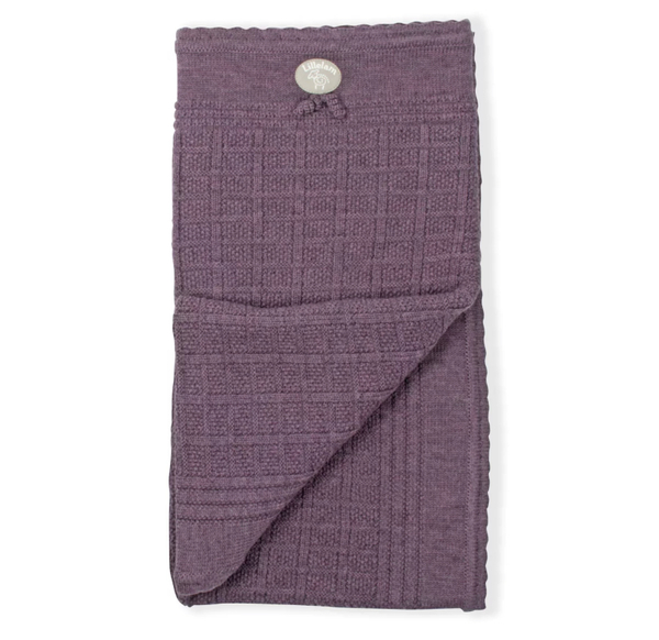 Lillelam pledd classic. Plomme PLOMME - Lillelam