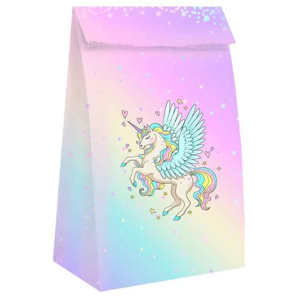 GODTEPOSE PEGASUS 8 STK ENHJØRNING - Bursdag/Fest