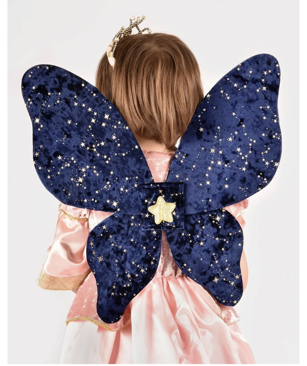 Vinger - Velvet night sky 50cm Mørk blå - Karneval