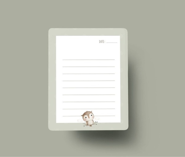 Milepælskort baby - nynorsk  Nynorsk - Design kort