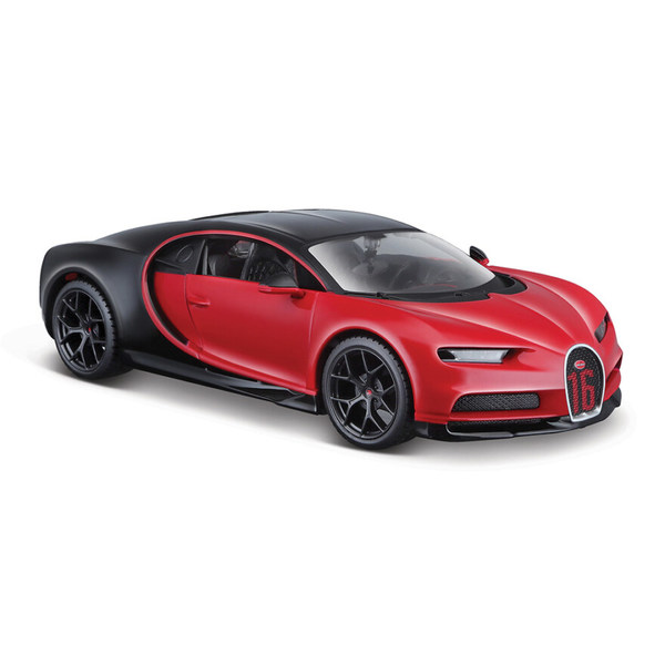 Maisto 1:24 Bugatti Chiron Sport Rød og sort - Maisto