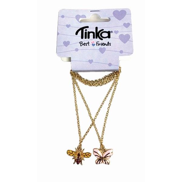 KJEDE 2STK BIE/SOMMERFUGL TINKA BEST FRIENDS 2stk kjede, bie/sommerfugl - Tinka