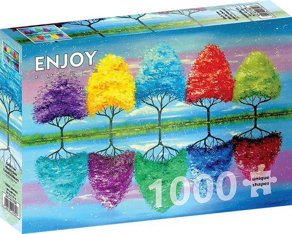 Enjoy puslespill 1000 Each Tree Has Its Own Colorful History 1000 biter - Enjoy puzzle