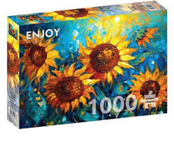 Enjoy puslespill 1000 Sunflowers Reunion 1000 biter - Enjoy puzzle