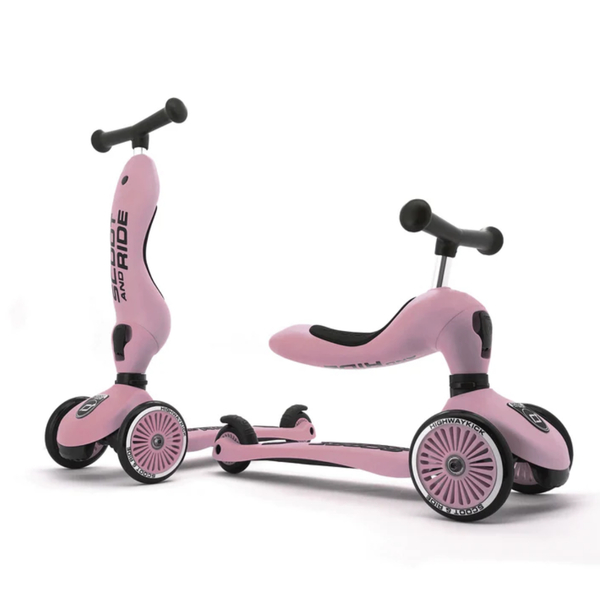  Scoot & Ride Sparkesykkel, Highwaykick 1 - Rose  Rose - Scoot & Ride