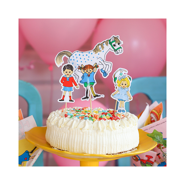 Kaketopp pippi Langstrømpe Kaketopp - Bursdag/Fest