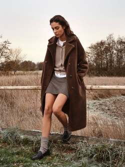Mavis Wool Blend Skirt  - Lexington