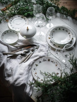Julemorgen Story Tallerken 28cm  - Wik & Walsøe
