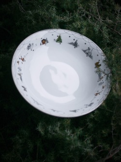 Julemorgen Story Dyp Tallerken 20cm  - Wik & Walsøe