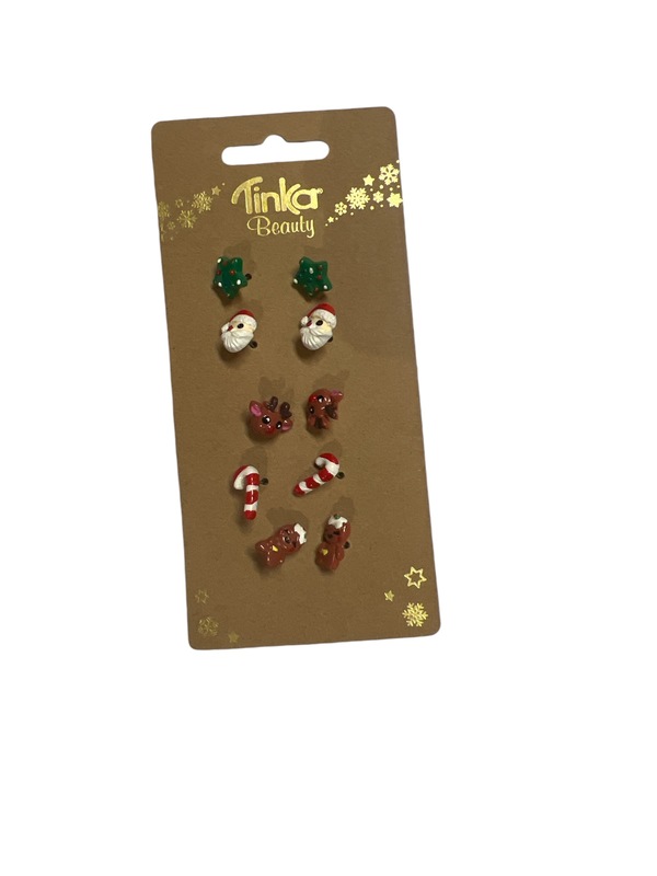 ØRERINGER 5 PAR TINKA BEAUTY JUL Jul - Tinka