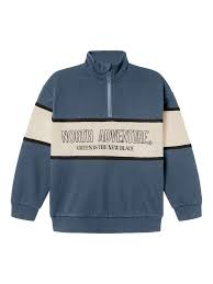 NKMOBORDE LS RLX SWEAT BRU  - Name It