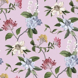 Napkin Floral Mix Lilac, 33x33cm 20stk  - Ambiente