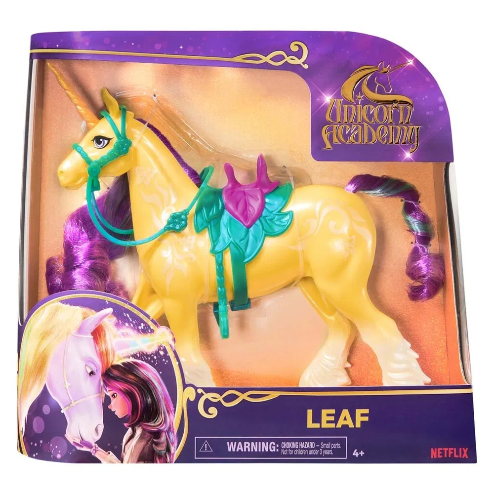 Unicorn Academy Enhjørning 28 cm  Leaf - Salg