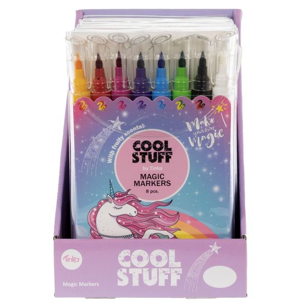 MAGIC MARKER UNICORN 8 STK TINKA COOL STUFF UNICORN - Tinka