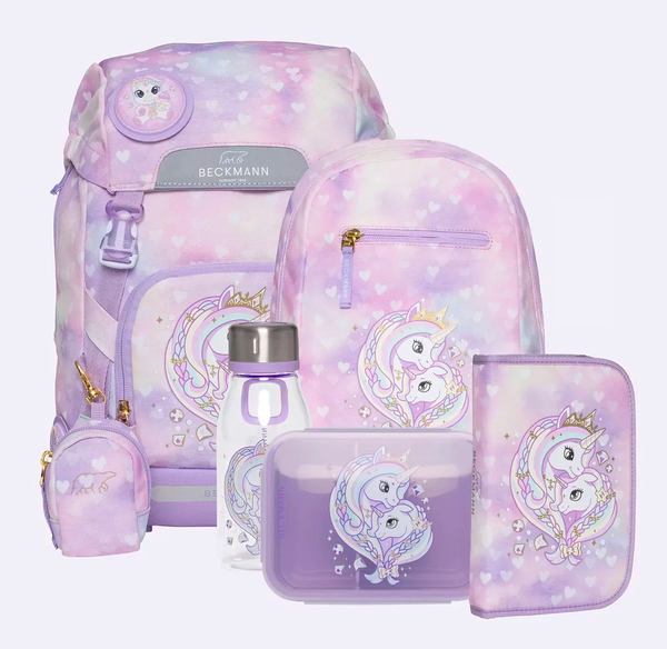 Beckmann Classic skolesekk sett, Unicorn Princess Purple Unicorn princess purple - Beckmann