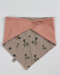 Kattnakken halstørkle vendbar Rosa Blåbærtur - Salg