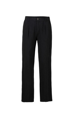 Blue Deleste Cotton/Linen Trousers  - Blue Sportswear