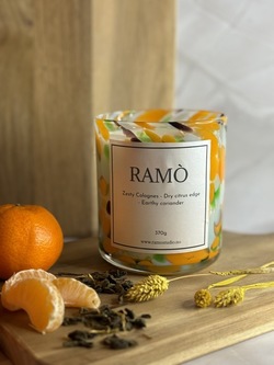 Duftlys - Mykonos 370g  - Ramò Studio