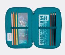 Beckmann Trelags pennal med innhold, Racing Racing - Beckmann