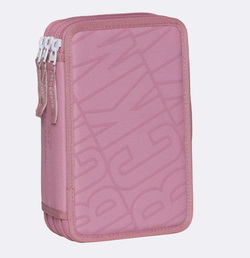 Beckmann Trelags pennal med innhold, Pink Pink - Beckmann