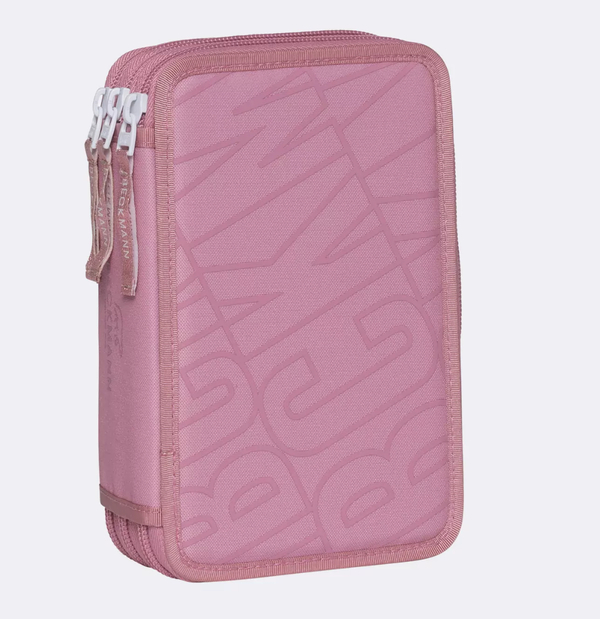 Beckmann Trelags pennal med innhold, Pink Pink - Beckmann