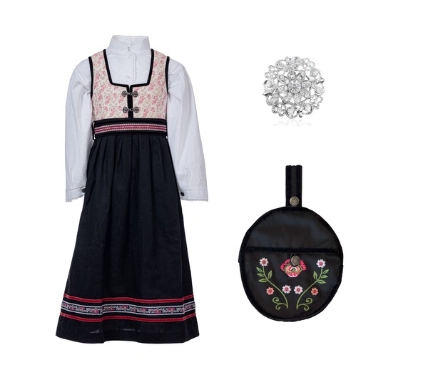 Oline Flower Festdrakter med veske