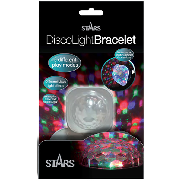 Stars Disco Light Bracelet diskolys - Musikk og disco