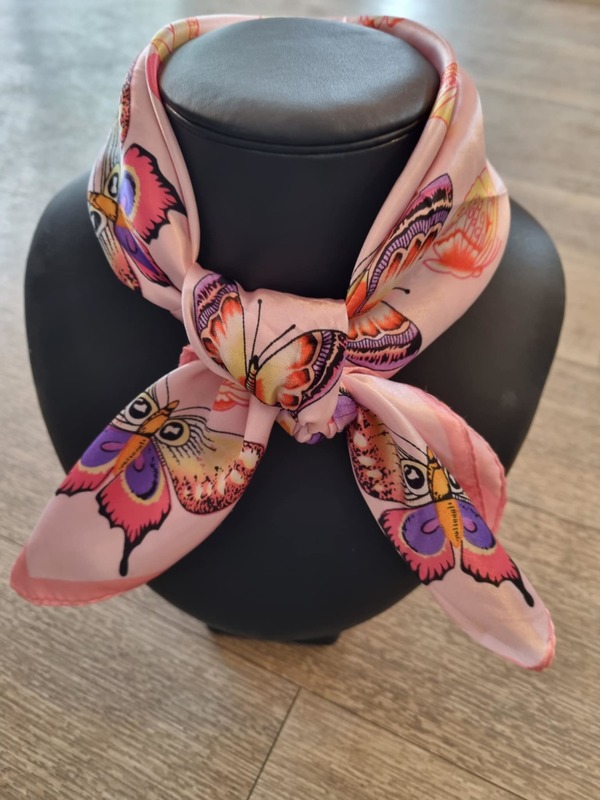 Silke skjerf mønstret