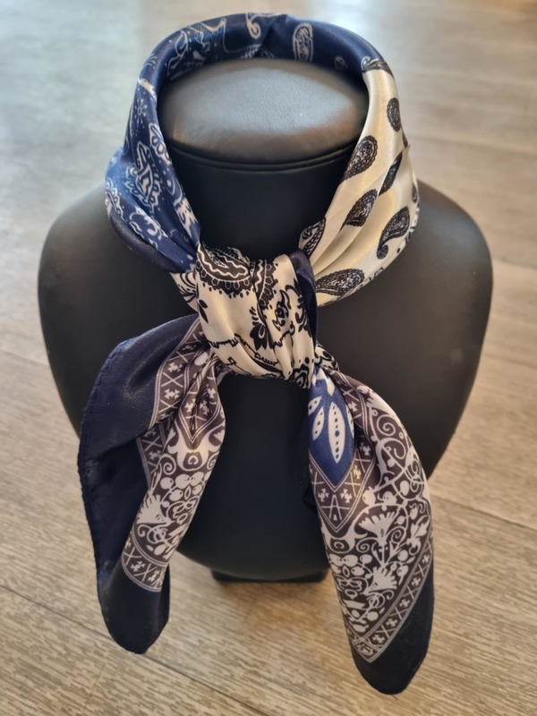 Silke skjerf mønstret