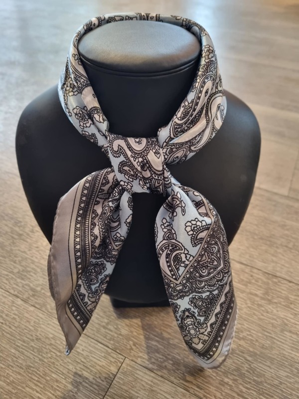 Silke skjerf mønstret