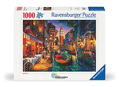 Puslespill 1000 Kanalcruise i Venezia Kanalcruise i Venezia - Ravensburger
