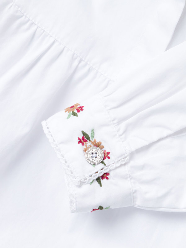 Rød Oline valgfri skjorte