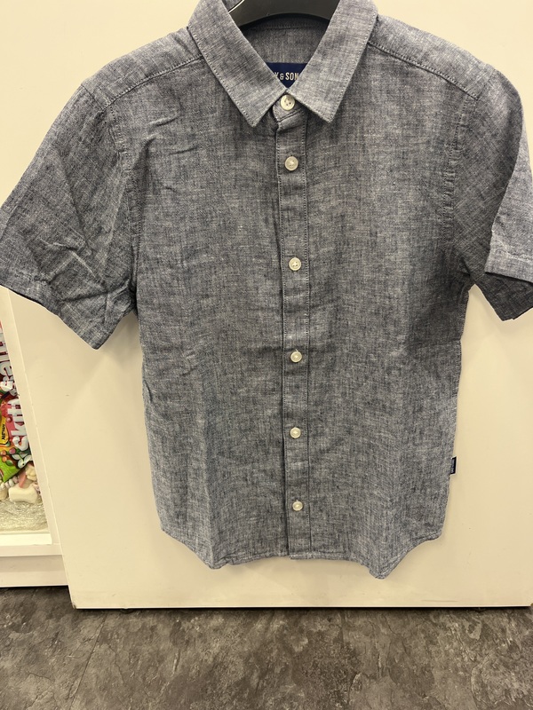 OSJCAIDEN LIFE SS SOLID LINEN SHIRT WVN